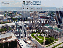Tablet Screenshot of indianatourismassociation.com
